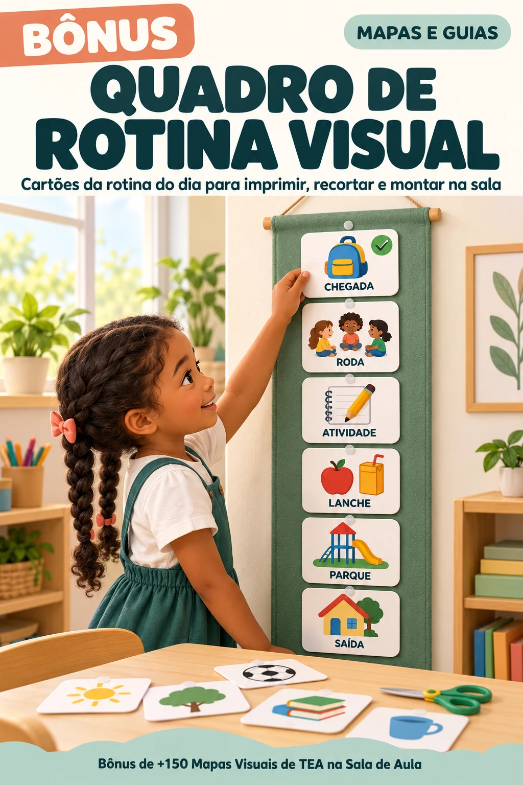 Prévia do material: Quadro de rotina visual